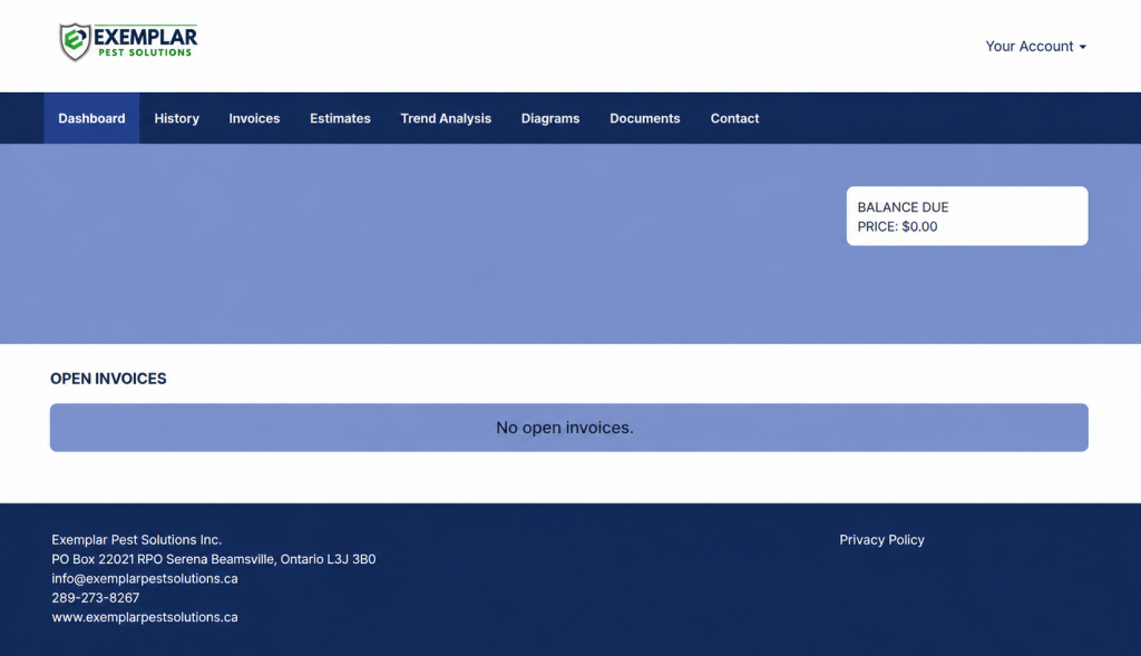 Picture of Customer Portal for customers